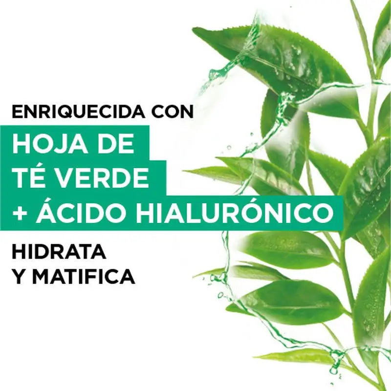 Garnier Skin Active Mask Tissu Hydra Bomb Maschera in tessuto idratante opacizzante con acido ialuronico e tè verde
