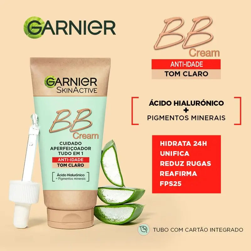 Garnier Skinactive Bb Cream Anti Age Tono Medio. Idratante Tutto In Uno Con Colore Spf15, 50Ml