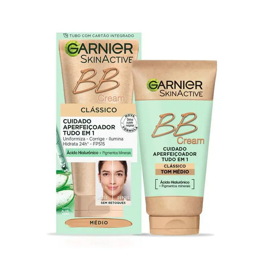 Garnier Skinactive Bb Cream Classic Tono Medio. Idratante Tutto In Uno Con Colore Spf15, 50Ml