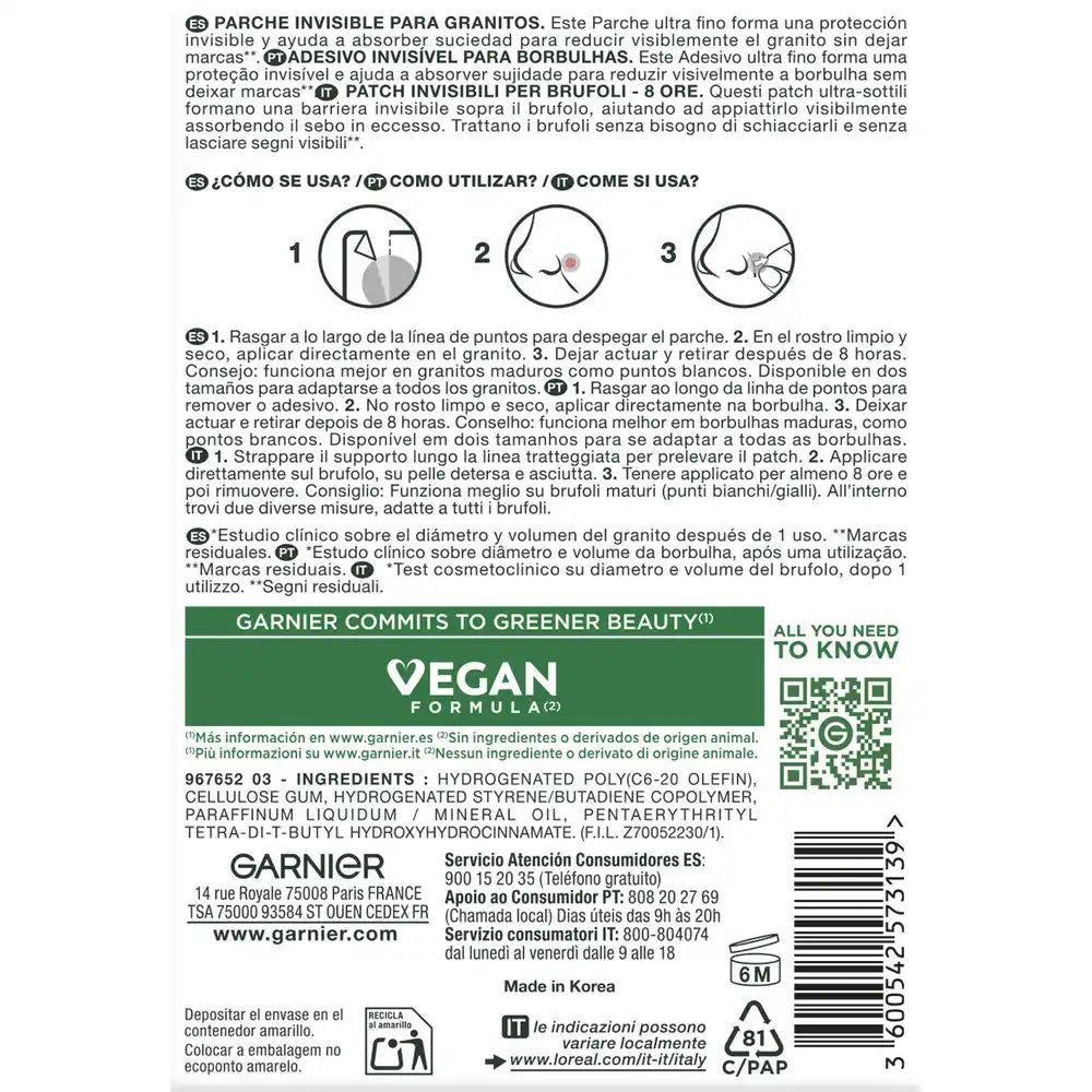 Garnier Skinactive Cerotti viso per brufoli , 22 und