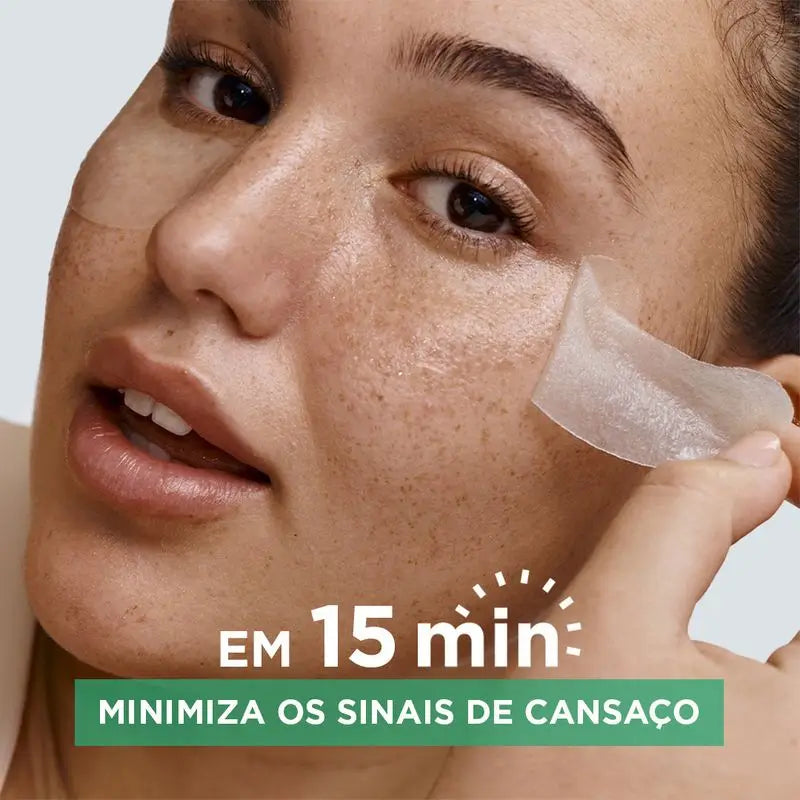 Garnier Maschera Tissue Cryo Jelly Ialuronica Maschera Contorno Occhi Anti-Fatica. 4% Glicerina + Mentolo + Acido Ialuronico.