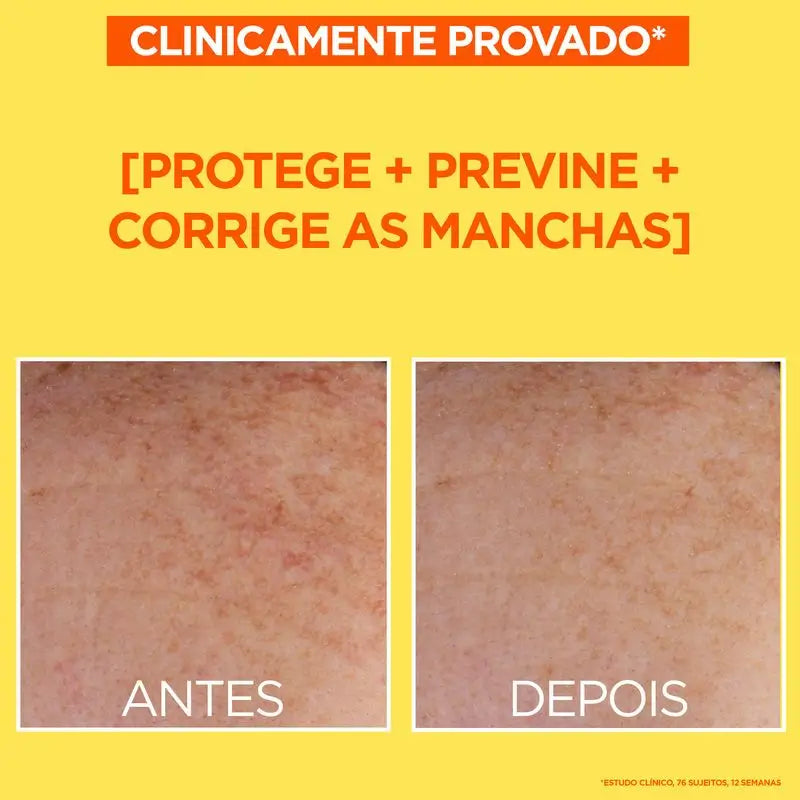 Garnier Vitamina C Invisible Anti-Uv Fluido quotidiano anti-macchie Fps50+, 40 Ml
