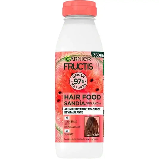 Garnier Fructis Hair Food Balsamo rivitalizzante all'anguria per capelli spenti e senza vita 350 Ml