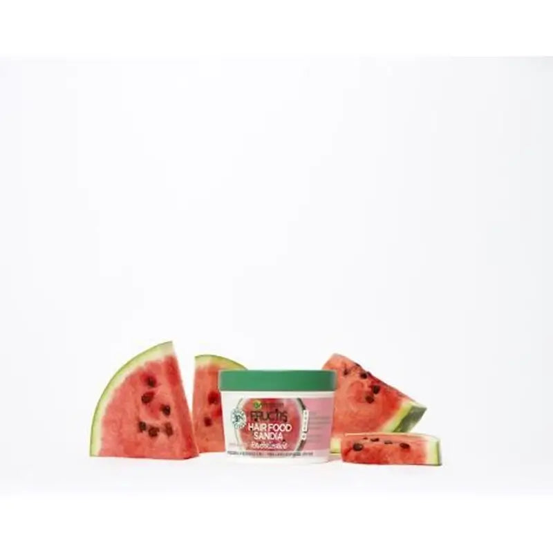 GarnierFructis Hair Food Anguria 3 In 1 Maschera rivitalizzante per capelli spenti e senza vita 400 Ml