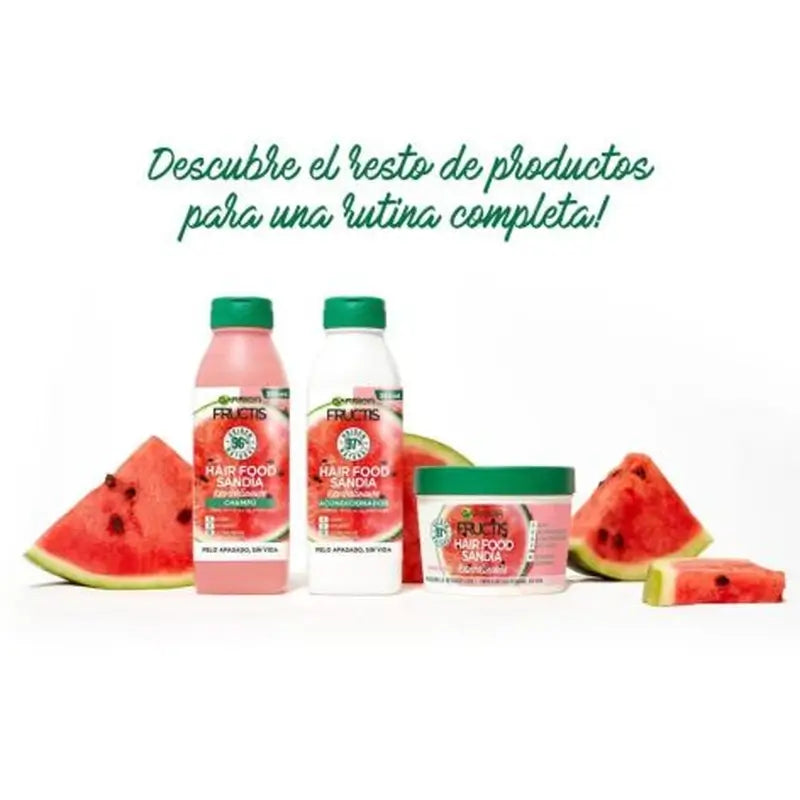 GarnierFructis Hair Food Anguria 3 In 1 Maschera rivitalizzante per capelli spenti e senza vita 400 Ml