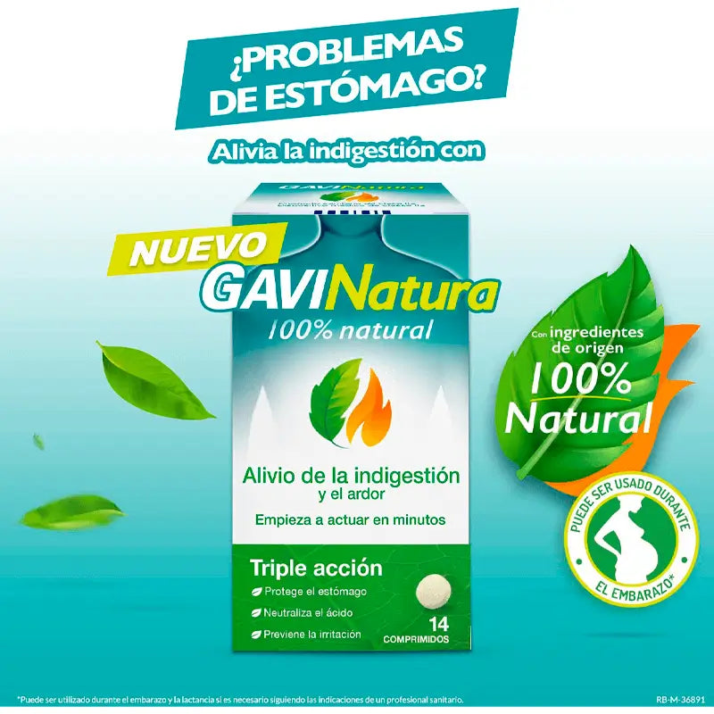Gavinatura Indigestione e bruciore di stomaco, 14 compresse