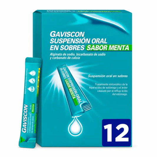 Gaviscon 12 bustine al gusto di menta