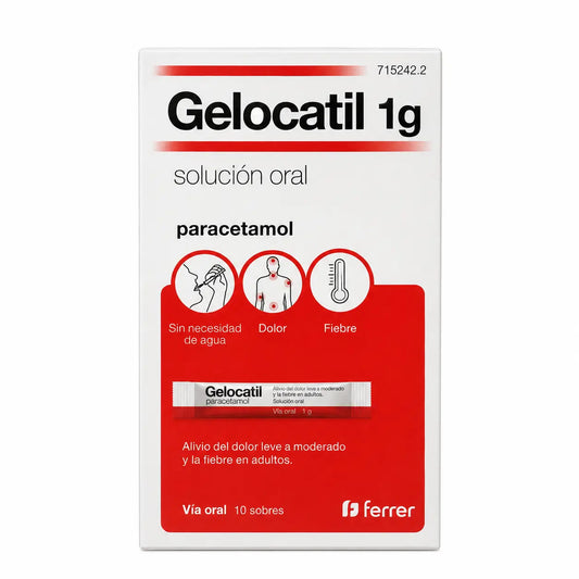Gelocatil 1g soluzione orale, 10 bustine