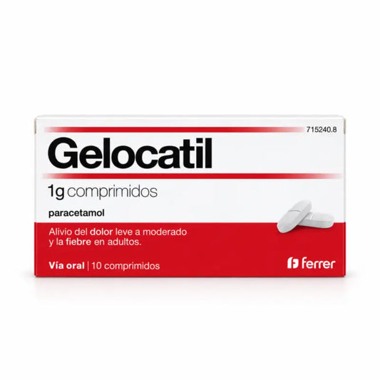 Gelocatil 1g, 10 compresse