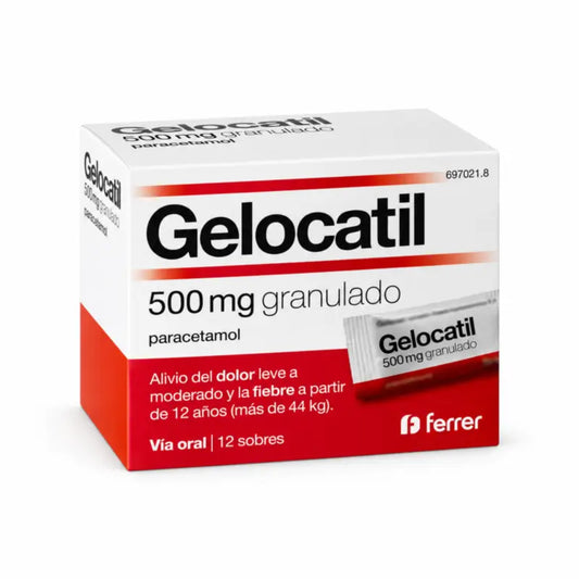 Gelocatil 500 mg Granulato 12 bustine