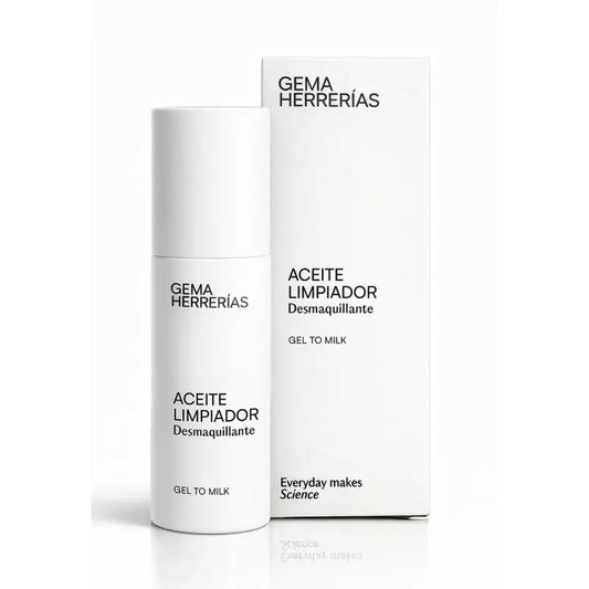 Gema Herrerías Gel al latte e olio detergente e struccante, 150 ml