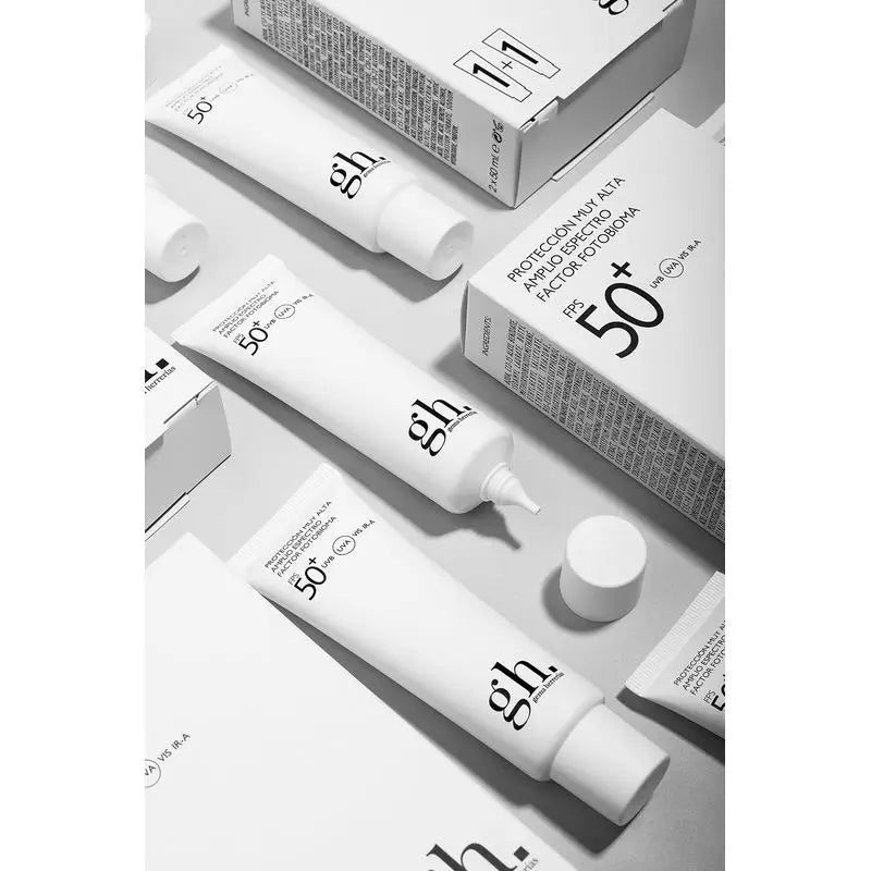Gema Herrerias Fps50+ Protezione Molto Alta, Duplo 2x50ml