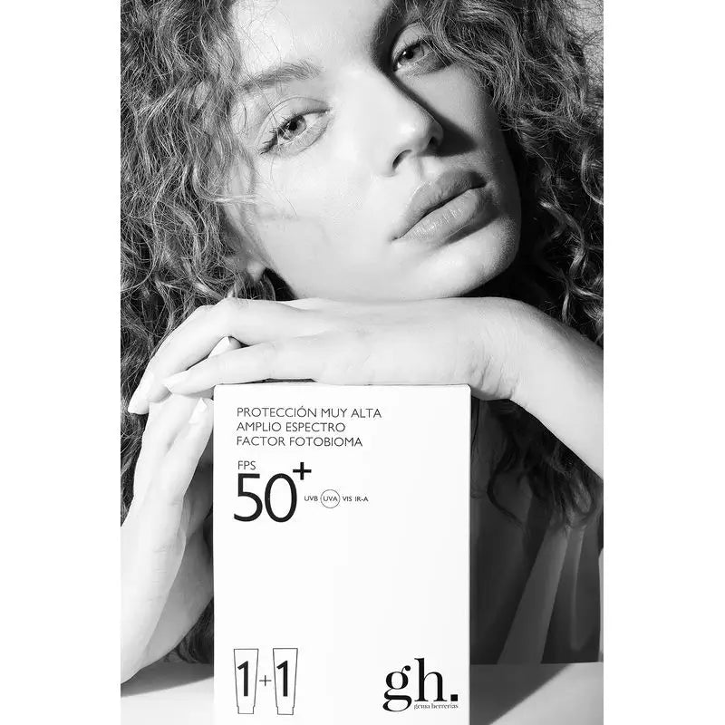 Gema Herrerias Fps50+ Protezione Molto Alta, Duplo 2x50ml