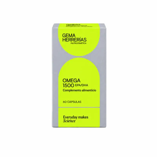 Gema Herrerías Omega 1500 EPA/DHA Integratore alimentare, 60 capsule