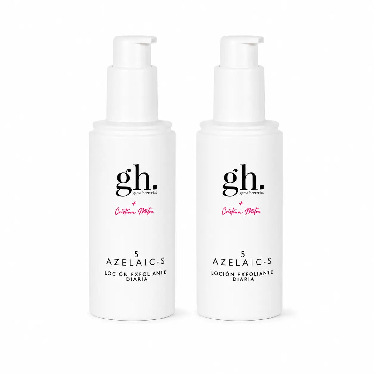 Gema Herrerías Confezione da 5 Azelaic-S Cristina Mitre Lozione esfoliante quotidiana, 2 x 150 Ml