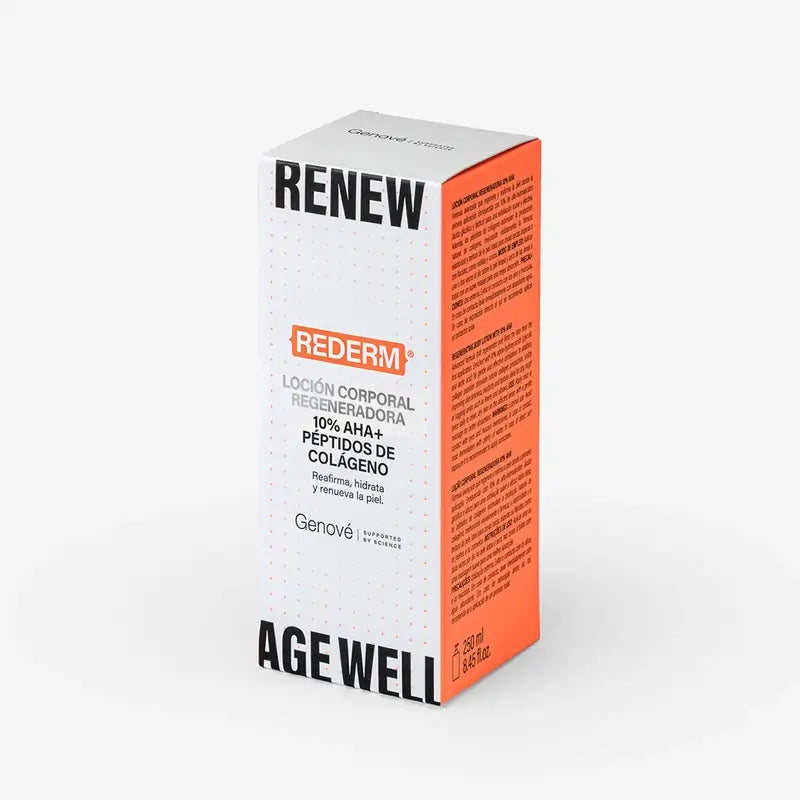 Genové Rederm 10% Aha Lozione corpo rigenerante, 250ml