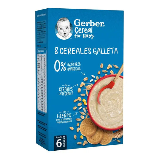 Gerber 8 Cereali Cracker, 475 g