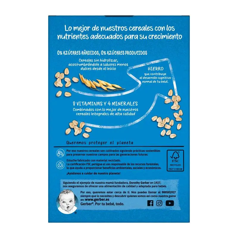 Gerber Multicereal Frutta 0% 0% Zuccheri, 270 g