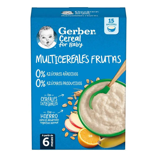 Gerber Multicereal Frutta 0% 0% Zuccheri, 270 g