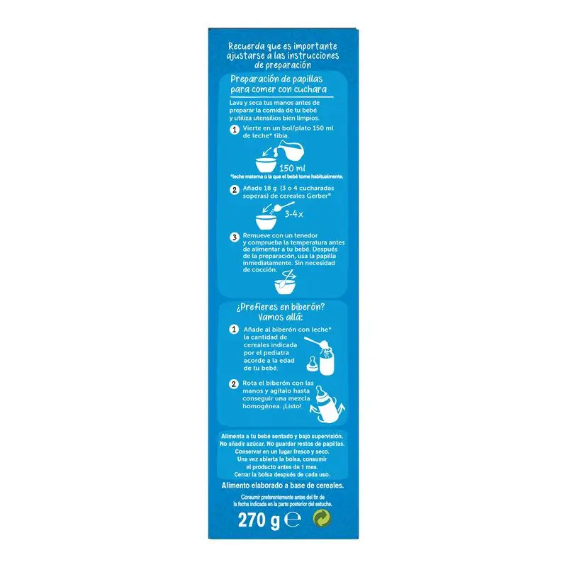 Biscotto Gerber Multicereal 0%0%, 270 g