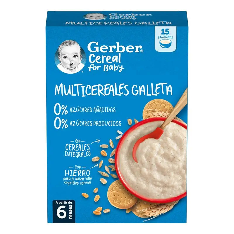 Biscotto Gerber Multicereal 0%0%, 270 g