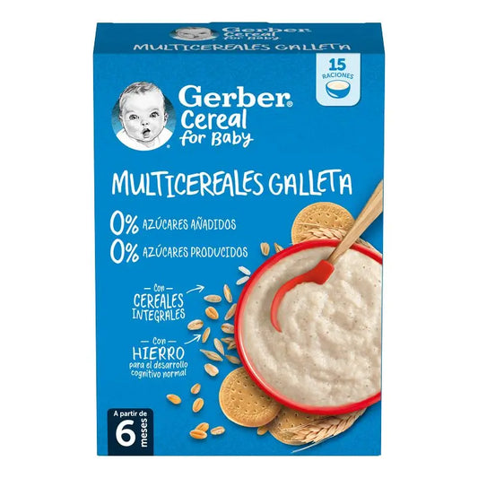 Biscotto Gerber Multicereal 0%0%, 270 g