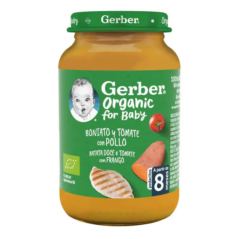 Gerber Pollo Pomodoro Patate Dolci Biologiche, 190 g