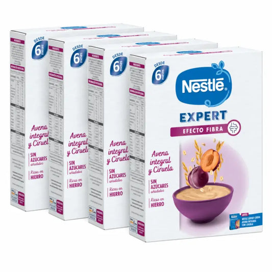 Gerber Porridge Farina d'avena e prugne, 4X250 Gr