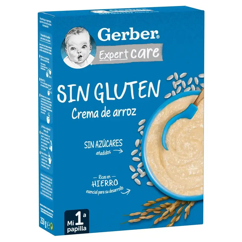 GERBER Crema di cereali di riso senza glutine 250g