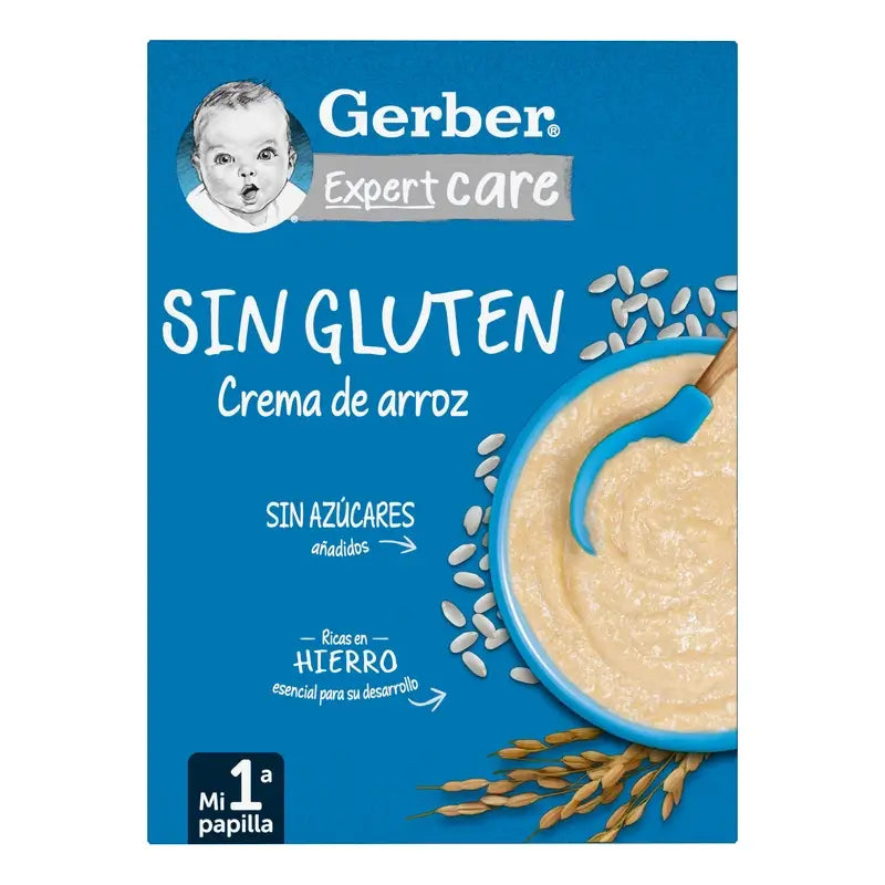 GERBER Crema di cereali di riso senza glutine 250g
