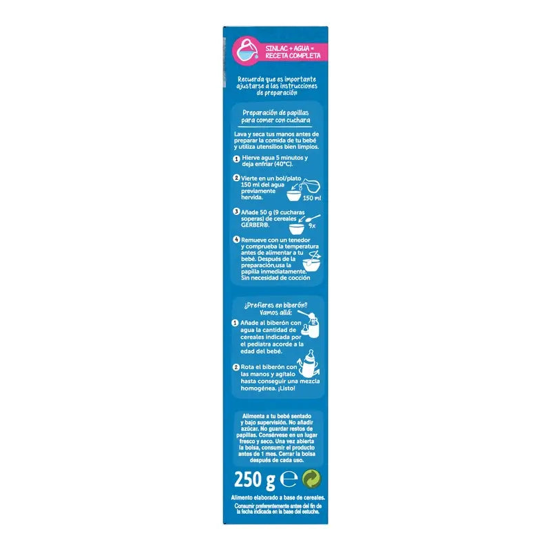 Gerber Papilla Expertcare Sinlac, da 6 mesi, 250 Gr