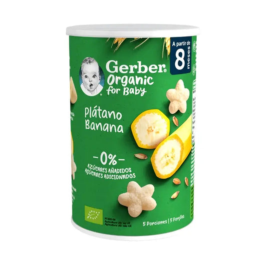Gerber Snacks Snack biologico di cereali alla banana , 35g