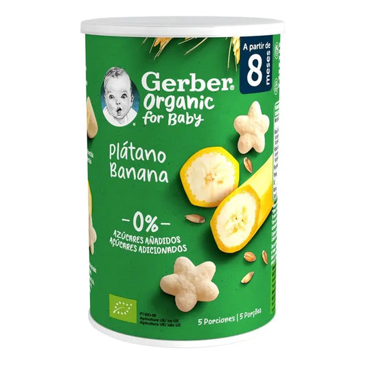 Gerber Snacks Snack biologico di cereali alla banana , 35g