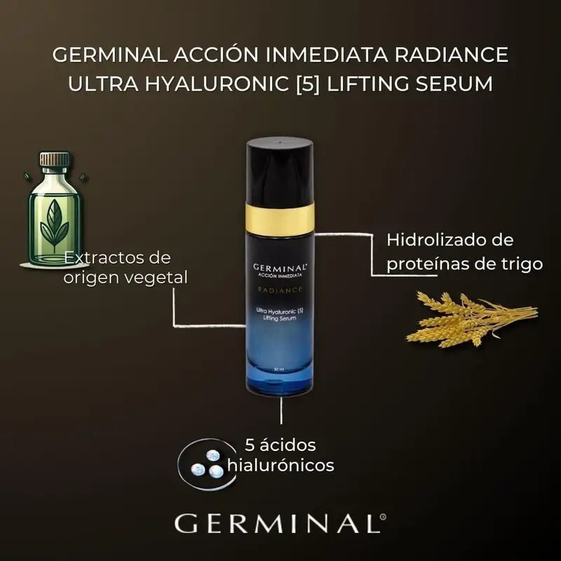 Germinal Azione Immediata Radiance Ultra Hyaluronic [5] Lift Serum, 30 ml