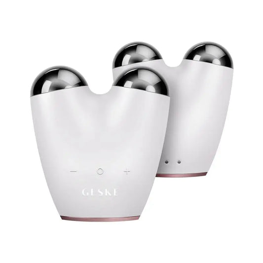 Geske Microcurrent Facial Tightener - 6 In 1 - White Gold Pink