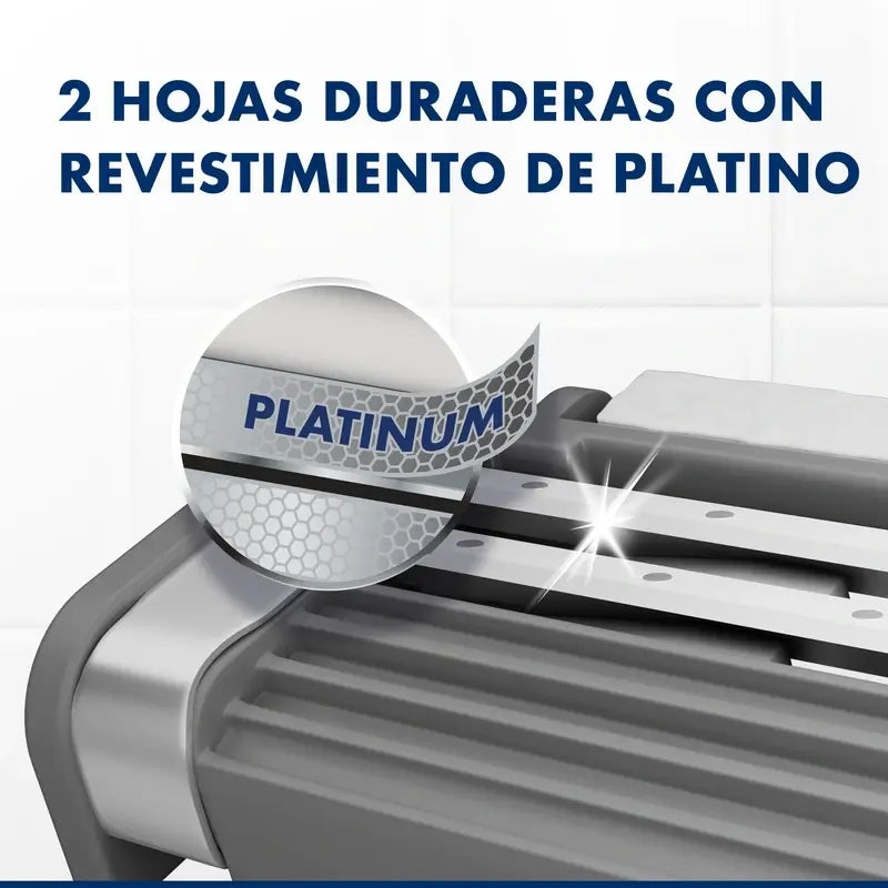 Gillette Blue Ii Max rasoi usa e getta X10, 2 lame gel lubrificante