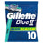 Gillette Blue Ii Plus Slalom Rasoi usa e getta, 10 pz.