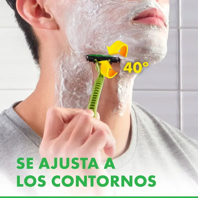 Gillette Blue3 Sensitive Rasoio monouso da uomo, 5 pz.