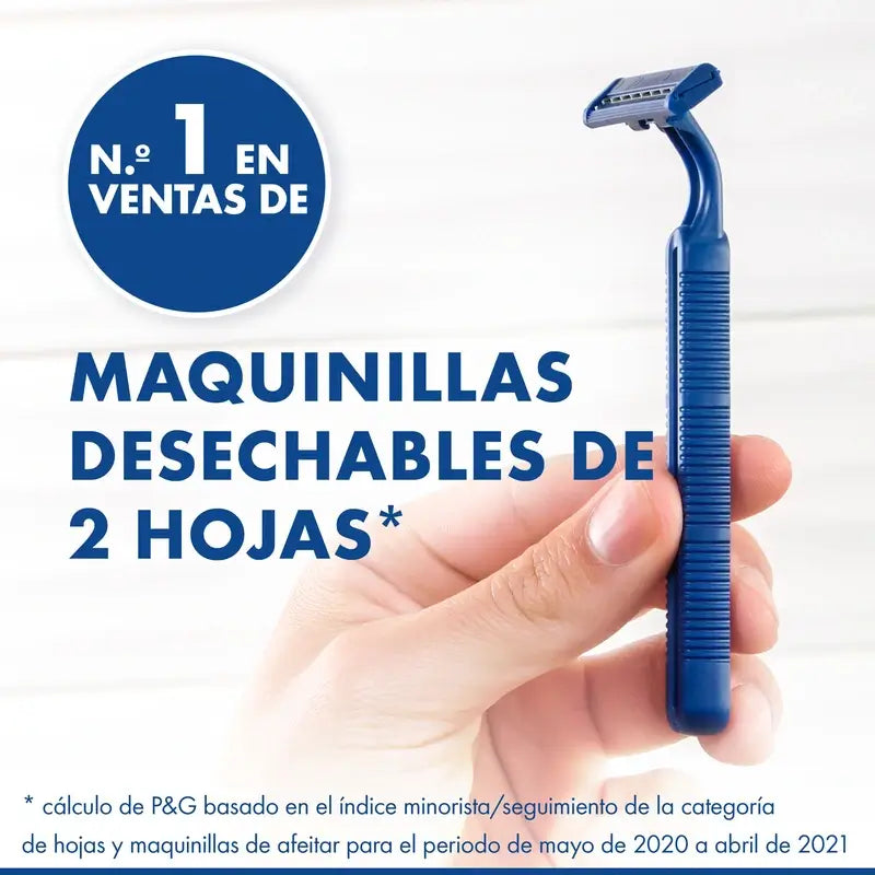 Gillette Blueii Rasoi usa e getta da uomo, 20 pezzi.