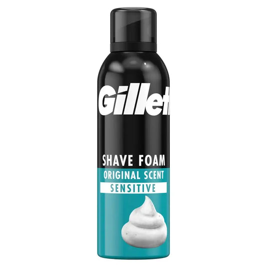 Gillette Classic Schiuma da barba per uomo , 200 ml