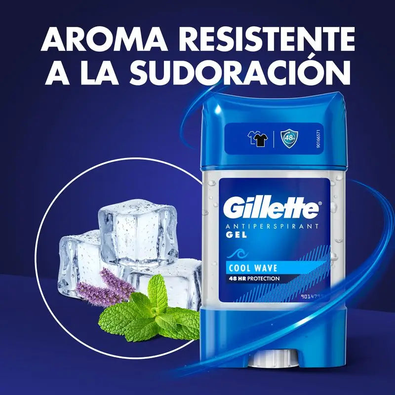 Gillette Clear Deodorant Clear Gel Antitraspirante Arctic Ice 70Ml