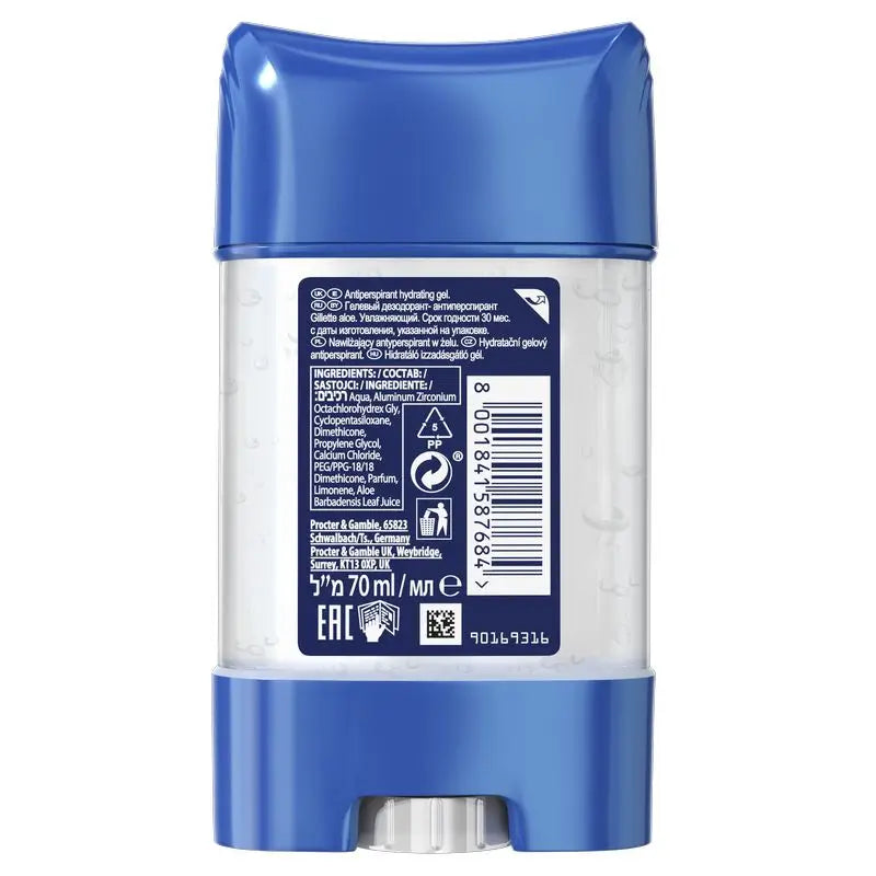 Gillette Deodorante Hydra Gel Anti Sudorazione Aloe 70Ml