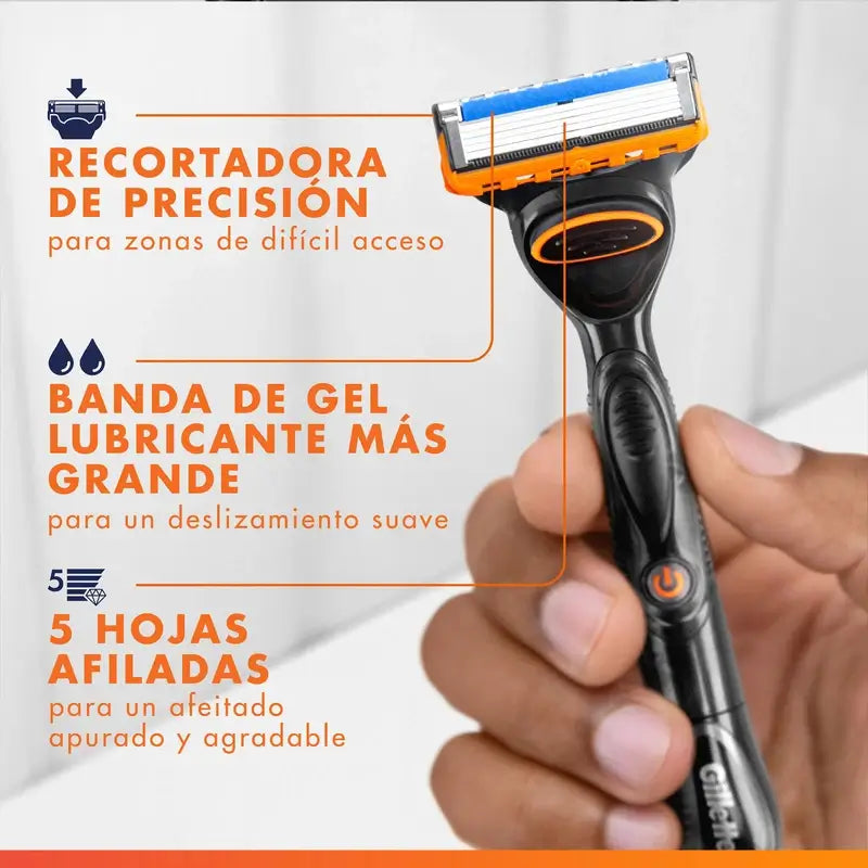 Gillette Fusion5 Power, ricarica per rasoio, 8 pezzi.