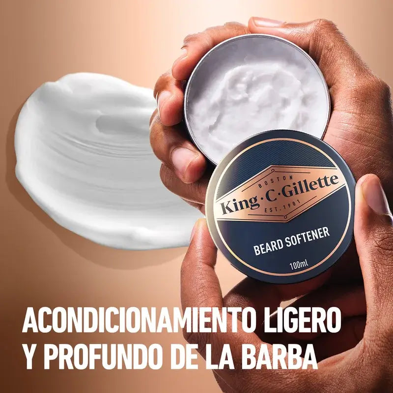 Gillette King C. Balsamo barba delicato , 100 ml