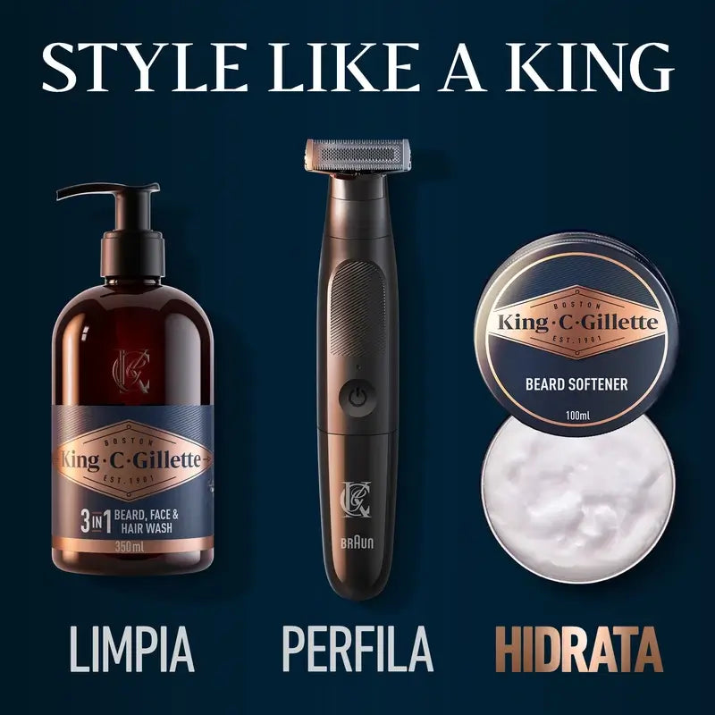 Gillette King C. Balsamo barba delicato , 100 ml