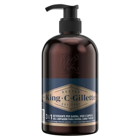 Gillette King C. Gel barba e viso , 350 ml