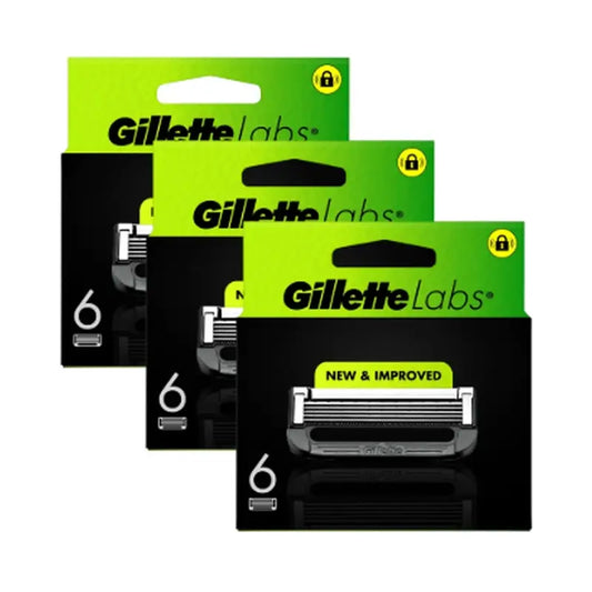 Ricariche Gillette Labs, 6 x 3 pezzi.
