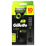 Rasoio Gillette Labs con barra esfoliante + 5 ricariche & base