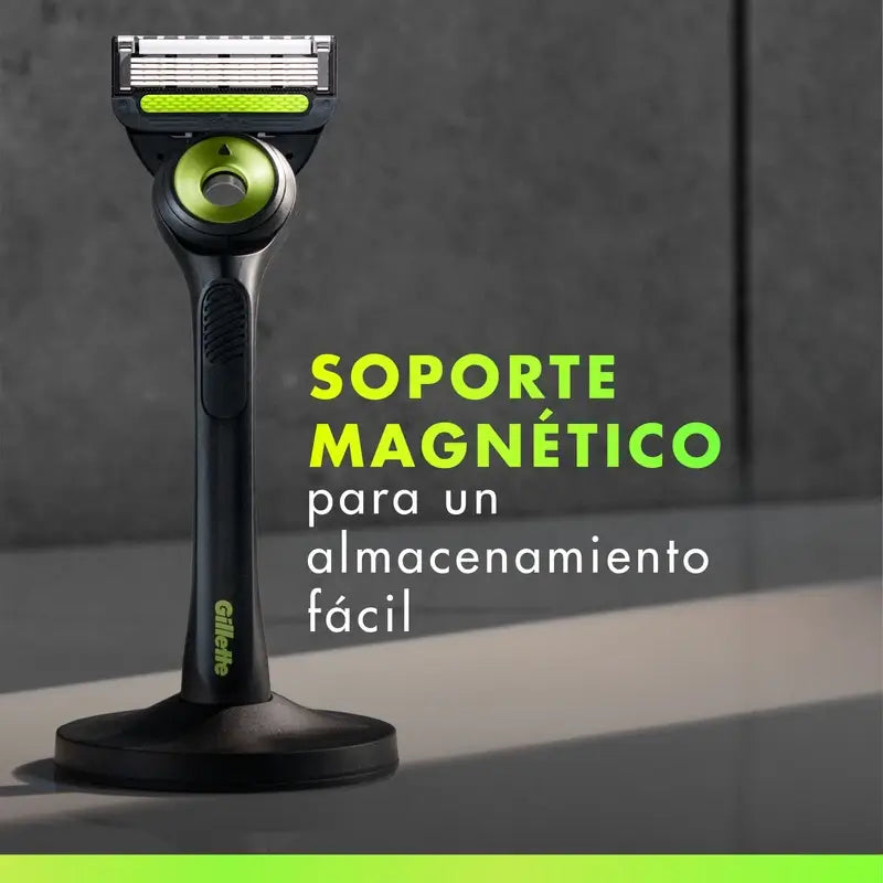 Rasoio Gillette Labs con barra esfoliante + 5 ricariche & base