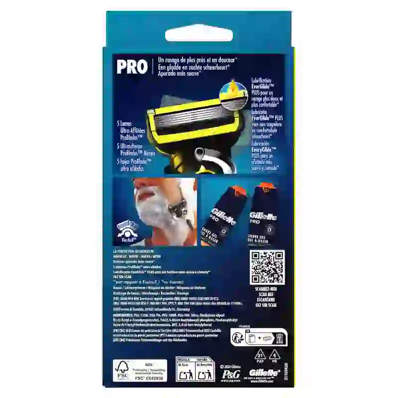 Gillette Fusion Proshield Fusion Machine + 2 ricariche